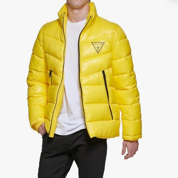 GUESS Men's Mid-Weight Puffer Jacket - Picture 3 of 10